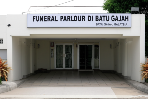 Funeral parlour di batu gajah, Malaysia