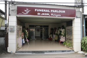 Funeral parlour di kluang, Malaysia
