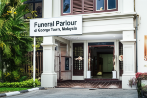 Funeral parlour di malacca city, Malaysia