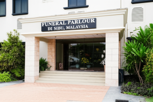 Funeral parlour di sibu, Malaysia