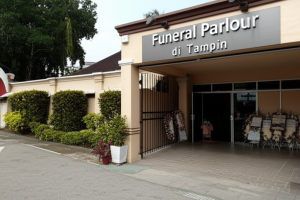 Funeral parlour di tampin, Malaysia